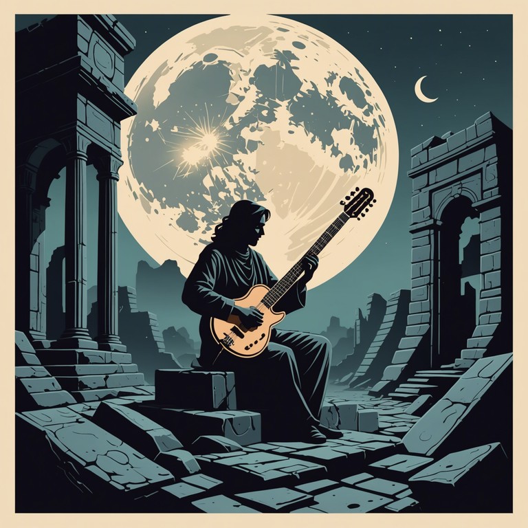 Imagine a lone sitar player under the moonlight, each note echoing through the desolate landscape, conjuring tales of forgotten tales and unseen spirits. This piece merges the soulful depth of classical hindustani music with a touch of cinematic suspense, making it perfect for evocative, narrative rich projects.