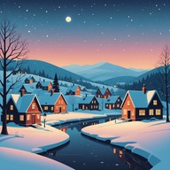 enchanting melody celebrating serene, snowy winter nights.