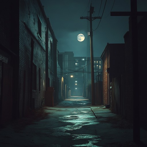 Compose a sinister trap instrumental with deep bass, eerie synths, and dark ambient sounds, evoking a suspenseful, nocturnal urban atmosphere. Use echoing percussion to enhance the track's ominous and mysterious feel.