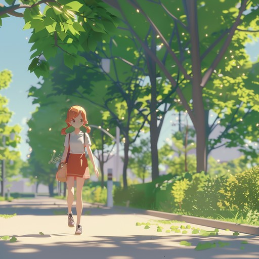 This piece is a playful instrumental that perfectly captures the essence of sunny, happy moments often found in anime. The melodies are vibrant and light, creating a carefree atmosphere that brings to mind picture perfect days full of joy and laughter.