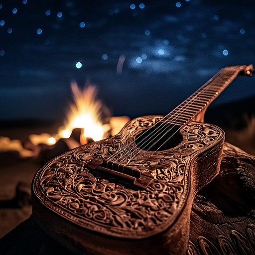 Travel back to the times of the great caravans and mystics of the silk road, where each note played on the guitar tells a story of ancient civilizations and their interconnectedness through commerce and cultural exchange.