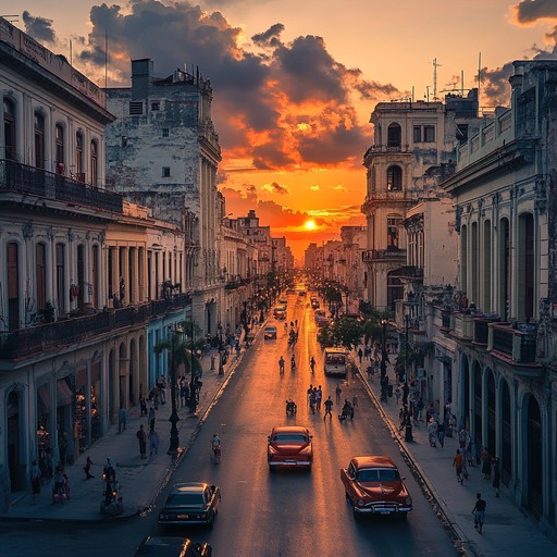 A captivating blend of sultry saxophone and vibrant latin percussion rhythms, havana twilight groove transports listeners to the bustling streets of havana at dusk. With its jazzy undertones and danceable beats, this track evokes romantic evenings and vibrant city lights.