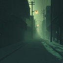 echoing whispers in a deserted urban nighttime landscape.