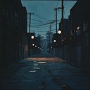 melancholic ambient sounds reflecting solitude in deserted city streets