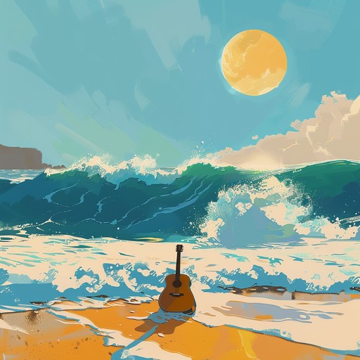 Imagine yourself lounging on a sunny beach, the gentle sound of waves crashing nearby. This instrumental track features soothing guitar melodies blending seamlessly with calming background rhythms, perfect for unwinding and calming your mind