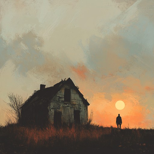 Weaving through shadows of the past, this melancholy instrumental piece utilizes haunting string sections with subtle electronic textures, creating a reflective journey through forgotten memories and moments of solitude. The adjunct elements heighten the emotional depth, painting a soundscape of lingering sorrow and introspection