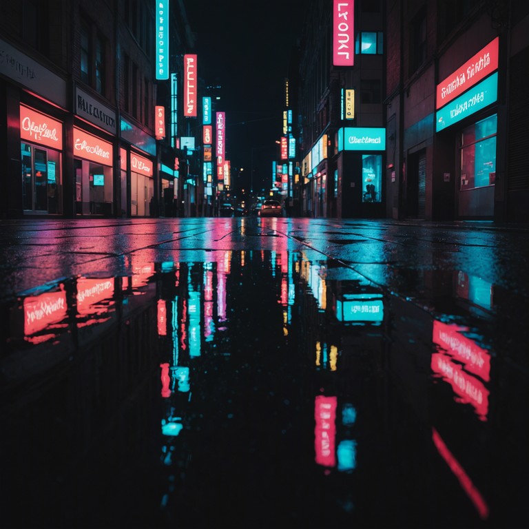 Imagine driving through an endless neon lit boulevard, windows down, as soul stirring strings resonate with the distant city buzz accentuated by an undercurrent of classic phonk beats, creating a perfect soundtrack for nocturnal wanderers.