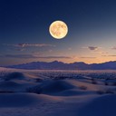 serenity of moonlit desert with enchanting soundscapes