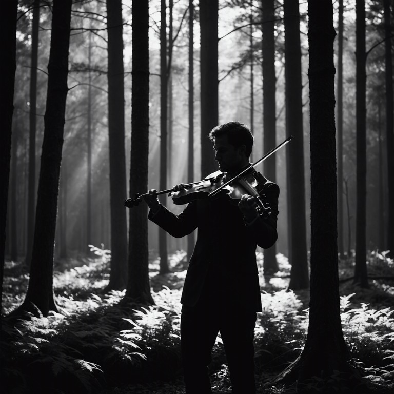 Echoes of forgotten lore transports you deeper into the mystic forest where the line between reality and imagination blurs. The track elaborates on the connections between earthy reality and the supernatural, draped in a surreal mix of soft violin strokes and muted vocal echoes that resonate with the soul.