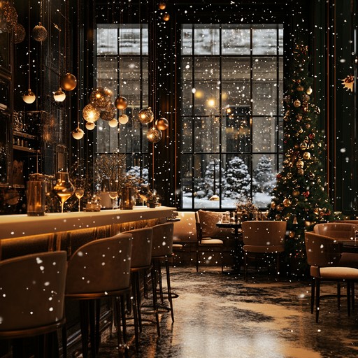This alternative interpretation features a seamless blend of classic holiday songs transformed into a journey through a jazz infused winter wonderland. The saxophone leads the melody, weaving through harmonics that reflect the flickering of fireplace lights and the soft fall of snow outside, presenting an enchanting musical experience that enhances the spirit of togetherness and celebration