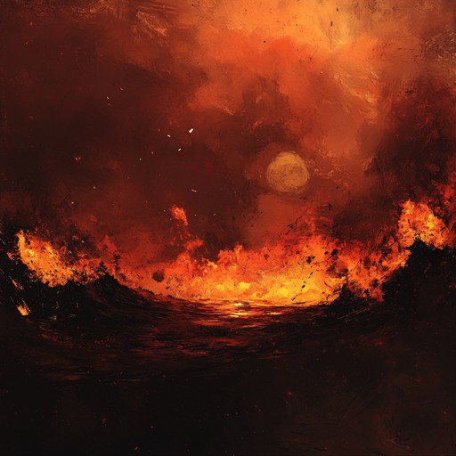 Dive into an infernal realm where savage guitar riffs collide with chaotic drum sequences in a merciless, bone chilling audio experience that epitomizes deathcore's sheer brutality.
