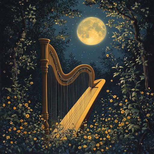 Moonlit romance symphony is an orchestral journey through a night garden, melding strings and woodwinds with a delicate harp. It builds gently, evoking deep feelings of romance and wistful remembrance.