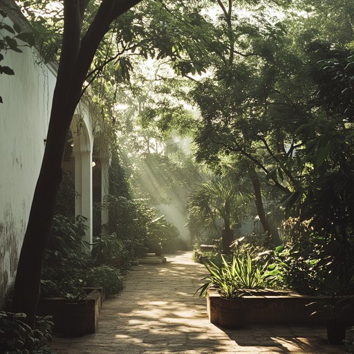In this hindustani classical composition, a morning raga awakens, reflecting the subtle play of light at dawn, conveying a sense of renewal and quiet introspection through intricate melodic structures and delicate rhythmic improvisations