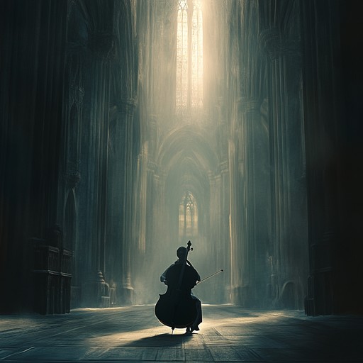 An instrumental piece featuring expressive cello lines over an orchestral backdrop, blending gothic elements with elegant harmonies to create a haunting atmosphere.