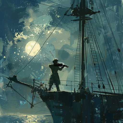 Set sail on a midnight adventure through the sultry waters of the russian navy. This instrumental track combines the poignancy of violin melodies and subtle percussive elements to evoke a sense of mystery, longing, and romantic adventure, as if whispering secrets of the ocean under the moonlit sky.