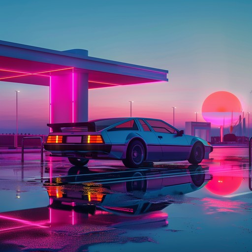 This instrumental synthpop track evokes the feeling of driving through a neon-lit city at night. Shimmering arpeggios and lush, layered synth pads create a dreamy, nostalgic atmosphere, while a steady beat keeps the energy moving forward. The melody weaves in and out, sometimes soaring high above the mix, other times blending seamlessly with the harmonies.