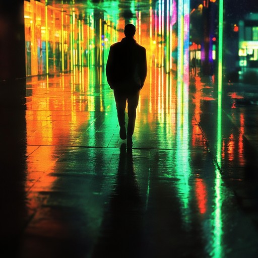 Experience a mysterious and immersive instrumental track that blends modern electronic elements with soulful electric violin melodies, evoking the atmosphere of a city cloaked in neon lights and shadows. The music takes the listener on a nocturnal journey through unseen corners and whispered secrets, combining hypnotic rhythms with ethereal sounds.