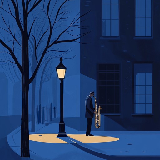 An instrumental piece blending smooth jazz melodies with upbeat house rhythms, capturing the essence of a solitary walk through the city's nightscape, filled with a deep sense of yearning.