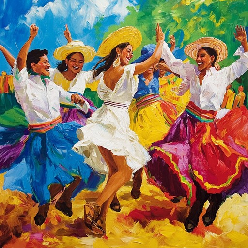 This celebratory cumbia track features upbeat, infectious rhythms and joyful melodies that create an irresistible urge to dance. The song's vibrant percussion, lively accordion, and rhythmic bass lines capture the essence of a tropical fiesta, offering a burst of excitement and happiness. Perfect for uplifting moments and festive gatherings, this instrumental piece paints a vivid picture of coastal celebrations with a modern twist.