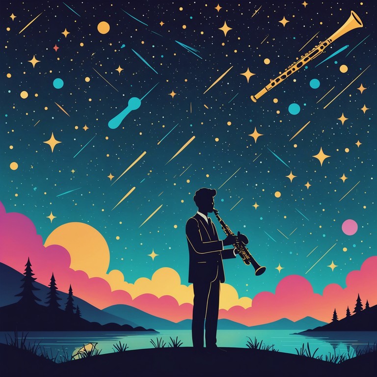 This track blends the timeless melodies of klezmer with expansive, trippy effects, creating an otherworldly auditory journey. The clarinet's infectious twirls are layered over a background of spaced out synths and subtle electronic elements, drawing the listener into a psychedelic soundscape while staying true to klezmer's emotional roots.