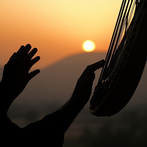 An instrumental piece featuring calming melodies from different cultures, centered around the soothing tones of the kora, creating a peaceful atmosphere that inspires reflection and harmony.