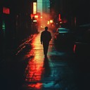 eerie instrumental electropop with haunting synths and echoing beats