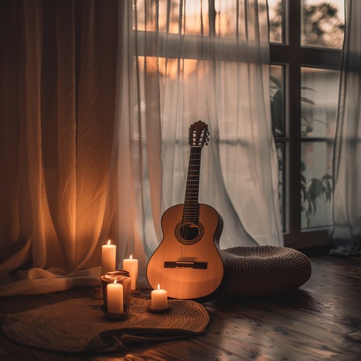 A heartfelt acoustic guitar melody enhanced by soft synth pads, creating an intimate and loving atmosphere. Ideal for those quiet nights together, where every note feels like a tender whisper, capturing moments of pure affection.