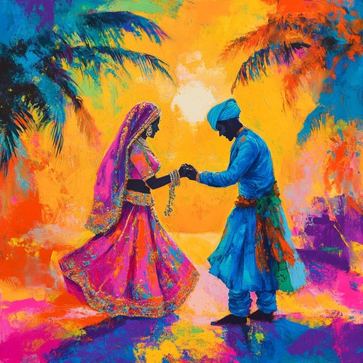 A lively instrumental bhangra song featuring a dynamic mix of traditional punjabi rhythms and modern electronic synths, perfect for dance parties. The track brings together the infectious energy of the dhol and snappy electronic beats, creating an irresistible groove that makes you want to move.