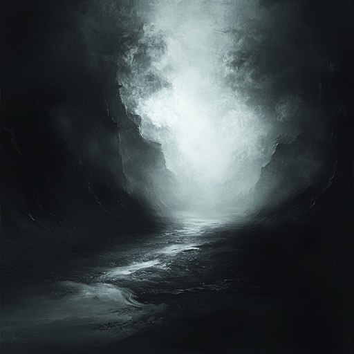 An instrumental dubstep track that combines eerie synth melodies with deep basslines and haunting atmospheric sounds, creating a sense of descending into the unknown depths of the abyss