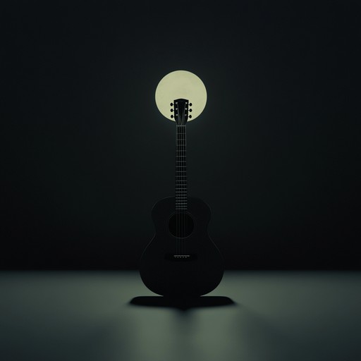 A hauntingly serene piece crafted to evoke the quiet, profound beauty and mystery of a moonlit forest. The gentle strumming of an acoustic guitar melds with subtle, ethereal background ambiance, creating a soundscape that holds both peace and a touch of darkness. The music invites listeners to explore the deep woods, feeling the presence of ancient spirits in every rustle of leaves and distant, whispering wind.