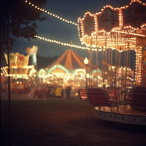 Imagine a whimsical carnival at twilight where reality blends with dreams. The song features playful accordion riffs, accompanied by a delicate flute, creating an enchanting, otherworldly atmosphere. The polka rhythm keeps it lively, while the ethereal elements transport the listener to a dreamlike festivity.