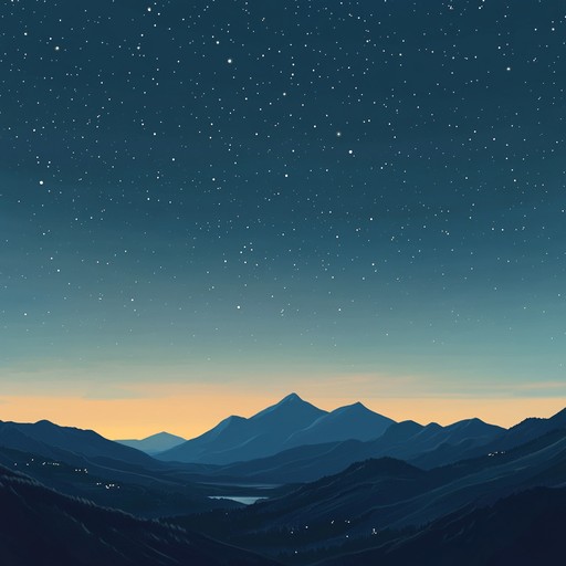 Experience an ethereal escape with tender electronic waves guiding you through serene galactic vistas