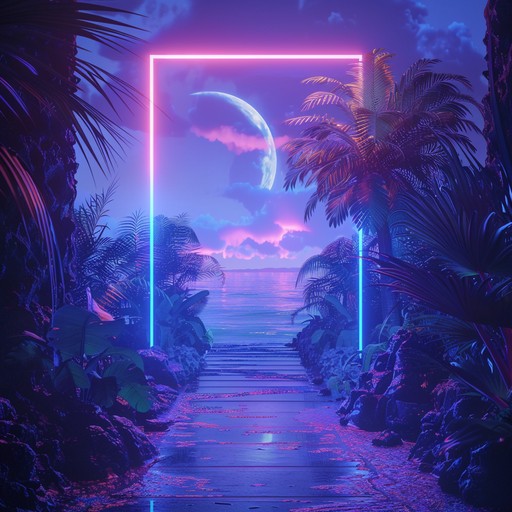 Craft a song that captures the essence of driving through a neon-lit cityscape in a retro-futuristic world. With a smooth yet dynamic synthwave tune, encapsulate the feeling of chasing dreams in a nostalgic yet hopeful setting, characterized by lush synthetic melodies and a deep, pulsing rhythm.