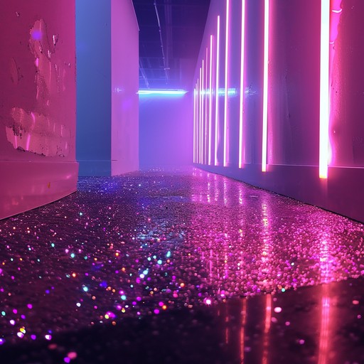 A fusion of glamorous 1970s vibes with an eerie twist. This track combines shimmering synths and haunting guitar riffs, creating a mesmerizing soundscape that feels both dazzling and unnerving. The glam rock influence is evident in its flamboyant energy, but a mysterious undertone keeps you on edge.