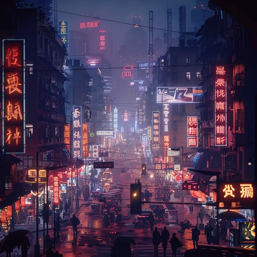 An evocative track blending urban beats with lush cinematic string arrangements. Painting a vivid picture of a bustling cityscape at night, the music weaves through the streets, capturing the energy and hidden melancholy of urban life. A perfect mix for capturing introspective and dramatic scenes.