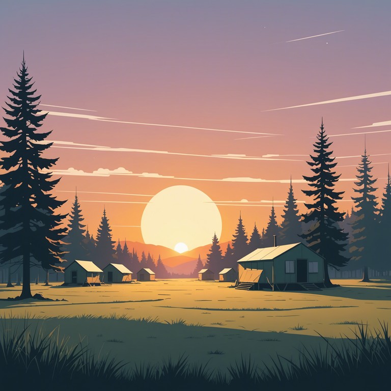 Inspired by the quiet moments before dawn, this piece weaves the solemnity of a military march with the bright, hopeful melodies that suggest peace and bravery in the face of adversity.