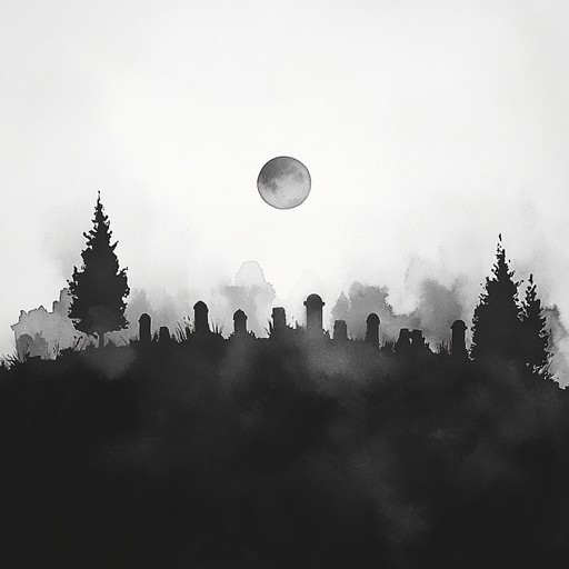 A gothic metal track that combines somber tones with lyrical guitar solos, channeling the eerie ambiance of a moonlit graveyard. This piece captures the haunting whispers of past tragedies, weaving a story of forgotten lore and eternal longing through its powerful instrumental narrative.