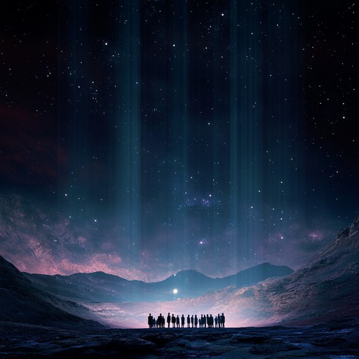A captivating mix of gospel choirs with trippy synth layers, leading the listener through an ethereal, cosmic experience that feels both mystical and uplifting. Deep bass adds a rich foundation to the heavenly melodies.