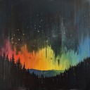an orchestral dreamscape inspired by enchanting aurora colors.