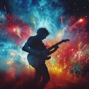 an energetic instrumental hard rock track bursting with positivity.