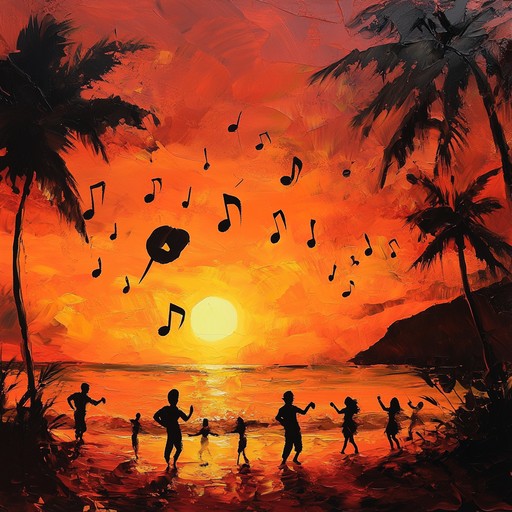 A spirited instrumental salsa composition featuring lively trumpet melodies and invigorating percussion that evokes a sense of happiness and celebration. The music captures the warmth of the sun and the energy of a festive gathering, encouraging listeners to dance and share in the joy.