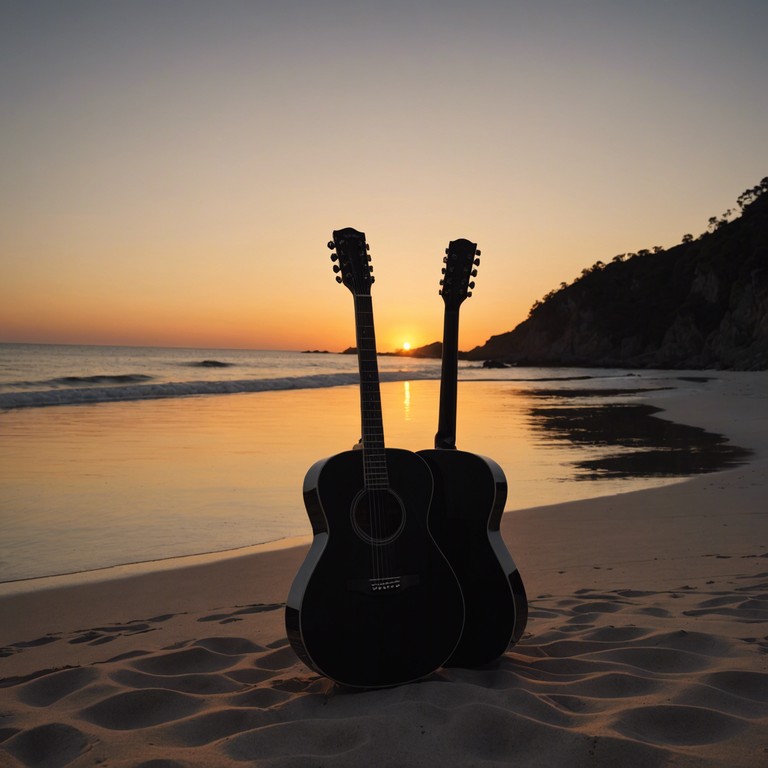 A melodic exploration of latin jazz, capturing the serene moment as the sun sets, infused with smooth rhythms and warm tones that evoke feelings of a relaxing evening. This piece combines traditional elements with contemporary latin jazz, making it both timeless and modern.