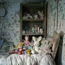 sad melody with nostalgic undertones, evoking lost childhood memories.