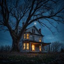 a haunting soundscape weaving mysterious melodies in darkness