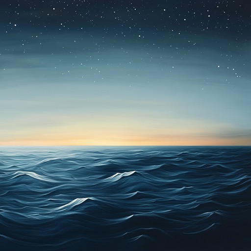 An instrumental piece that brings to mind the tranquility of distant seas, with soft sounds that lull the listener into a state of calm reflection