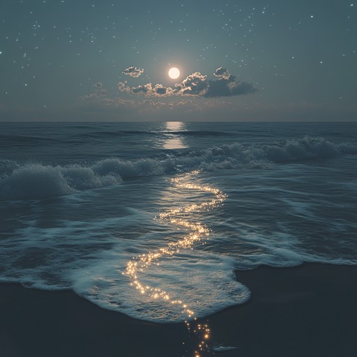 An instrumental piece fusing traditional samba rhythms with ethereal textures, featuring the flute to evoke images of moonlit nights and gentle ocean breezes along the brazilian coast.