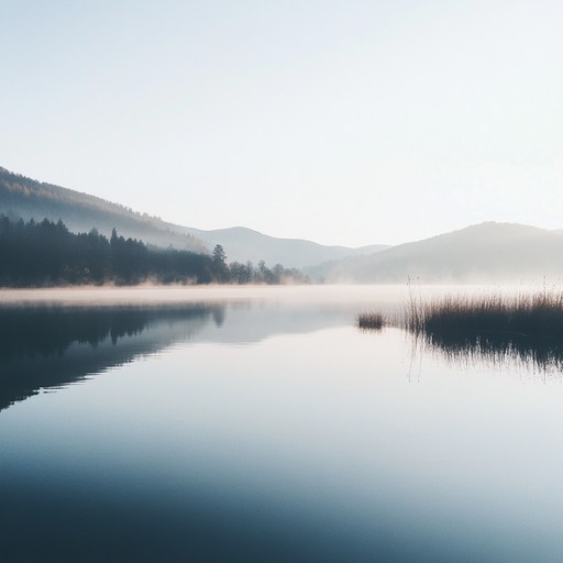 A soothing instrumental composition that blends elegant piano harmonies with subtle strings, evoking images of peaceful dawns and serene meadows.