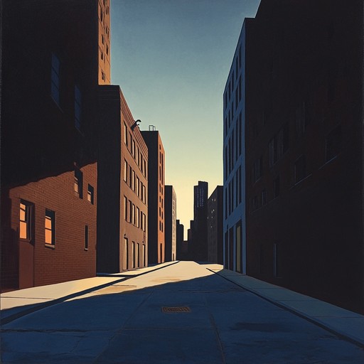 A deep and contemplative rock composition that encapsulates the feeling of wandering alone through silent cityscapes, with echoing riffs and ambient tones evoking introspection.