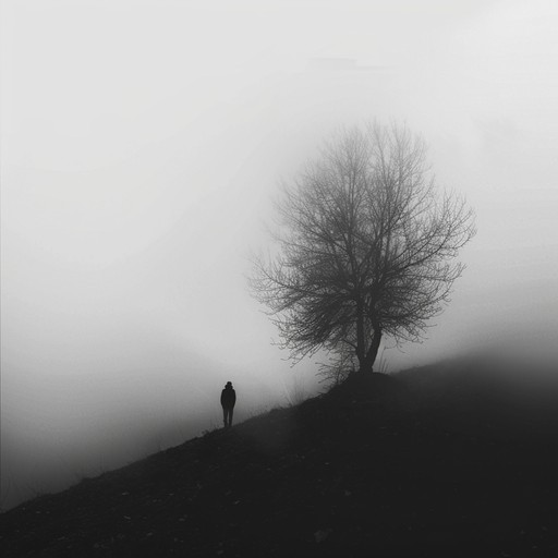 This composition delves deep into the emotions of nostalgia and sorrow, centered around a hauntingly beautiful piano melody that echoes like a memory fading into the abyss. The music slowly builds, weaving together soft, melancholic tones with understated complexity, creating a sense of something lost but not entirely forgotten.