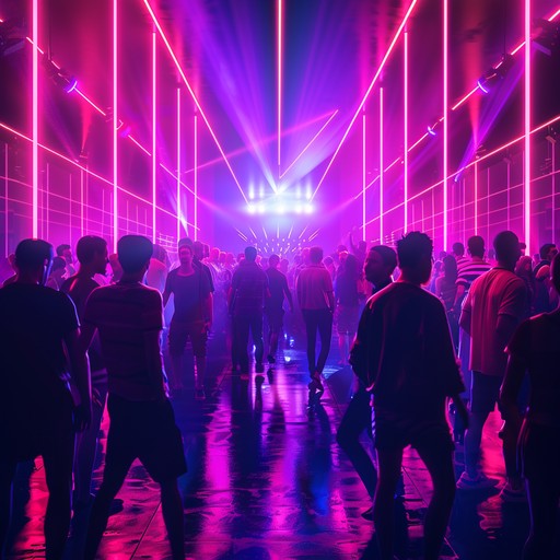 An electrifying dance pop composition, enriched with vibrant synth harmonies and dynamic rhythms. Engaging and uplifting, it paints a picture of exuberant neon lit nights, pulsating with boundless energy and futuristic vibes.